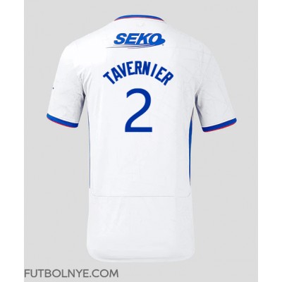 Camiseta Rangers James Tavernier #2 Visitante Equipación 2024-25 manga corta Camiseta Rangers James Tavernier #2 Visitante Equipación 2024-25 manga corta